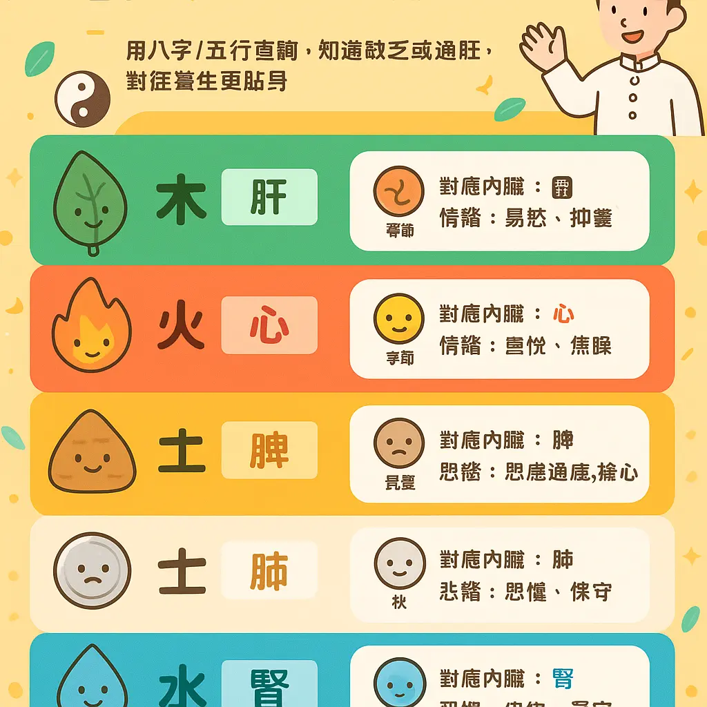 五行查詢 - 周易