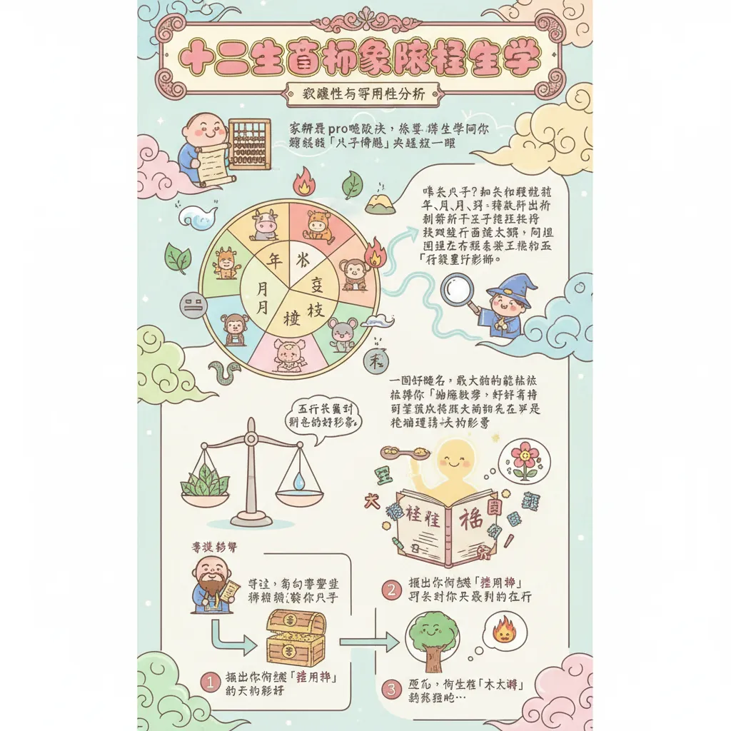 八字命盤、生肖喜忌與紫微鬥數應用
